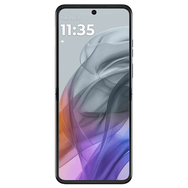 Motorola Razr 2024 koala grey front